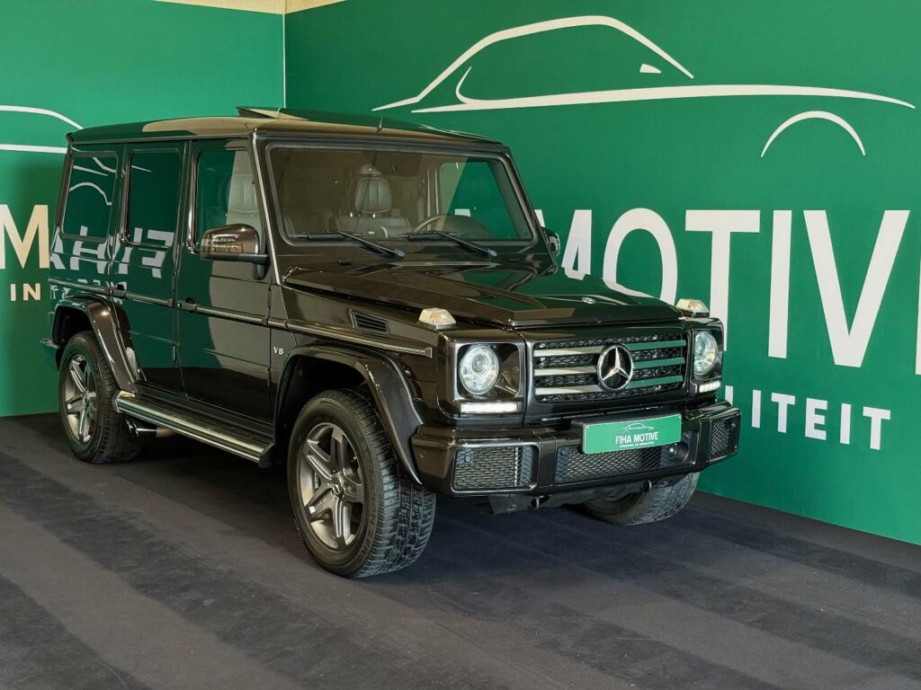 Verkochte tweedehands auto Mercedes-Benz G500 in showroom FiHa